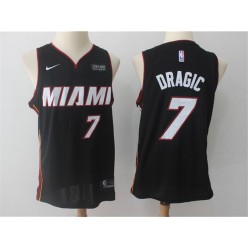 Miami Heat #7 Goran Dragic Black Nike Swingman Men Jersey