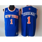 New York Knicks #1 Amar'e Stoudemire Blue New Revolution 30 Men Jersey