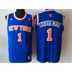 New York Knicks #1 Amar'e Stoudemire Blue New Revolution 30 Men Jersey