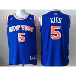 New York Knicks #5 Jason Kidd Blue New Revolution 30 Men Jersey