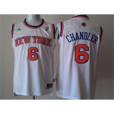 New York Knicks #6 Kristaps Porzingis White New Revolution 30 Men Jersey