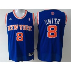 New York Knicks #8 J.R. Smith Blue New Revolution 30 Men Jersey