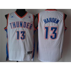 Oklahoma City Thunder #13 Paul George White New Revolution 30 Men Jersey