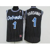 Orlando Magic #1 Penny Hardaway Black New Revolution 30 Men Jersey