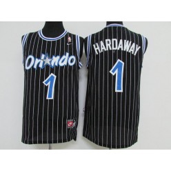 Orlando Magic #1 Penny Hardaway Black New Revolution 30 Men Jersey