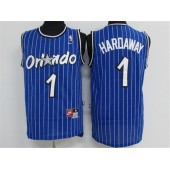 Orlando Magic #1 Penny Hardaway Blue New Revolution 30 Men Jersey