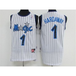 Orlando Magic #1 Penny Hardaway White New Revolution 30 Men Jersey