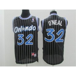 Orlando Magic #32 Shaquille O'Neal Black New Revolution 30 Men Jersey