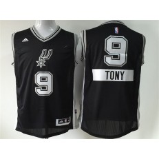 San Antonio Spurs #9 Tony Parker Black 2014-15 Christmas Day Swingman Men Jersey