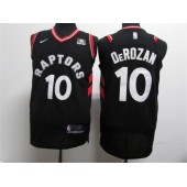 Toronto Raptors #10 DeMar DeRozan Black Nike Swingman Men Jersey