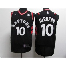 Toronto Raptors #10 DeMar DeRozan Black Nike Swingman Men Jersey