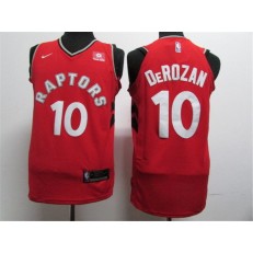 Toronto Raptors #10 DeMar DeRozan Red Nike Swingman Men Jersey