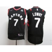 Toronto Raptors #7 Kyle Lowry Black Nike Swingman Men Jersey