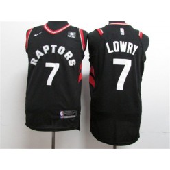 Toronto Raptors #7 Kyle Lowry Black Nike Swingman Men Jersey