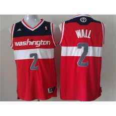 Washington Wizards #2 John Wall Red New Revolution 30 Men Jersey