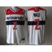 Washington Wizards #2 John Wall White New Revolution 30 Men Jersey