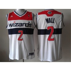 Washington Wizards #2 John Wall White New Revolution 30 Men Jersey