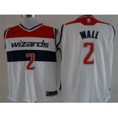 Washington Wizards #2 John Wall White Nike Authentic Men Jersey