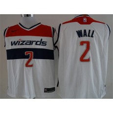 Washington Wizards #2 John Wall White Nike Authentic Men Jersey