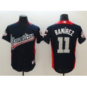 American League #11 Jose Ramirez Navy 2018 MLB All-Star Game Home Run Derby Men Jersey