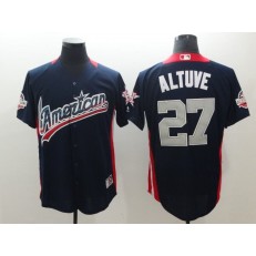 American League #27 Jose Altuve Navy 2018 MLB All-Star Game Home Run Derby Men Jersey