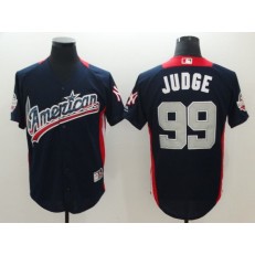 American League #99 Aaron Judge Navy 2018 MLB All-Star Game Home Run Derby Men Jersey