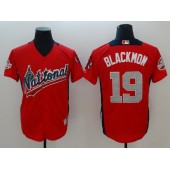 National League #19 Charlie Blackmon Red 2018 MLB All-Star Game Home Run Derby Men Jersey