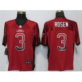 Arizona Cardinals #3 Josh Rosen Red Drift Fashion Elite Nike NFL Men Jersey