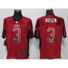 Arizona Cardinals #3 Josh Rosen Red Drift Fashion Elite Nike NFL Men Jersey