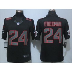 Atlanta Falcons #24 Devonta Freeman Black Impact Limited Nike NFL Men Jersey