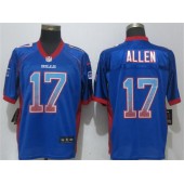 Buffalo Bills #17 Josh Allen Blue Drift Fashion Elite Nike NFL Men Jersey