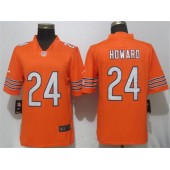 Chicago Bears #24 Jordan Howard Orange Vapor Untouchable Limited Nike NFL Men Jersey