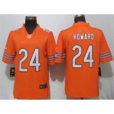 Chicago Bears #24 Jordan Howard Orange Vapor Untouchable Limited Nike NFL Men Jersey