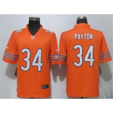 Chicago Bears #34 Walter Payton Orange Vapor Untouchable Limited Nike NFL Men Jersey
