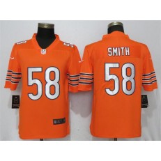 Chicago Bears #58 Roquan Smith Orange Vapor Untouchable Limited Nike NFL Men Jersey