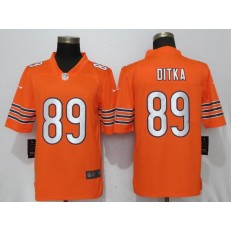 Chicago Bears #89 Mike Ditka Orange Vapor Untouchable Limited Nike NFL Men Jersey