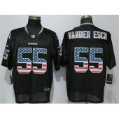 Dallas Cowboys #55 Leighton Vander Esch Black USA Flag Fashion Elite Nike NFL Men Jersey