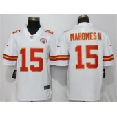 Kansas City Chiefs #15 Patrick Mahomes White Vapor Untouchable Limited Nike NFL Men Jersey