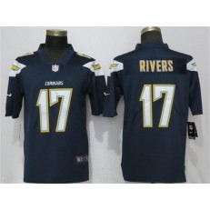 Los Angeles Chargers #17 Philip Rivers Navy Vapor Untouchable Limited Nike NFL Men Jesrey