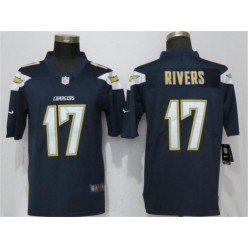 Los Angeles Chargers #17 Philip Rivers Navy Vapor Untouchable Limited Nike NFL Men Jesrey