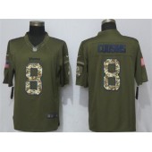 Minnesota Vikings #8 Kirk Cousins Green Salute To Service Limited Nike NFL Men Jersey
