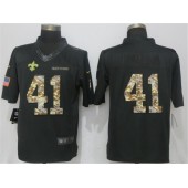 New Orleans Saints #41 Alvin Kamara Anthracite Salute To Service Limited Nike NFL Men Jersey