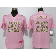 New York Giants #26 Saquon Barkley Pink Camo Fashion Limited Nike NFL Men Jersey