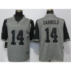 New York Jets 14 Sam Darnold Gray Vapor Untouchable Limited Nike NFL Men Jersey