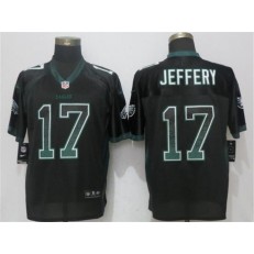 Philadelphia Eagles #17 Alshon Jeffery Black Drift Fashion Elite Nike NFL Men Jersey