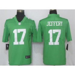 Philadelphia Eagles #17 Alshon Jeffery Green 2017 Vapor Untouchable Player Limited Nike NFL Men Jersey