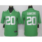 Philadelphia Eagles #20 Brian Dawkins Green 2017 Vapor Untouchable Player Limited Nike NFL Men Jersey