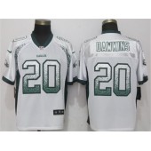 Philadelphia Eagles #20 Brian Dawklns White Drift Fashion Elite Nike NFL Men Jersey