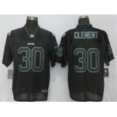 Philadelphia Eagles #30 Corey Clement Black Lights Out Elite Nike NFL Men Jersey