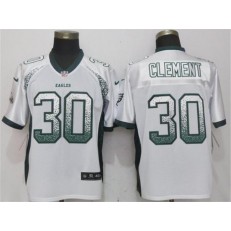 Philadelphia Eagles #30 Corey Clement White Drift Fashion Elite Nike NFL Men Jersey